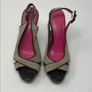 Alice + Olivia Canvas Wedges